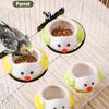 Cartoon Bird Shape Bowl Cage Accessory for Parrots and Budgerigar Bird Feeding Bowl Bird Feeding Station Small Tub Bowl