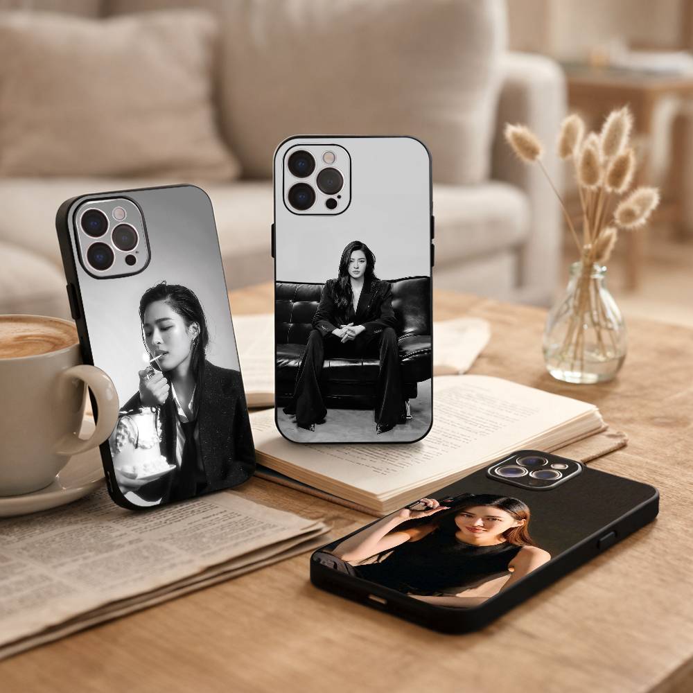 Чехол для телефона актрисы L-Lingling Kwong для iPhone17,16,15,14,13,12,Plus,Pro Max, 5G Другие Мягкий Черный Чехол