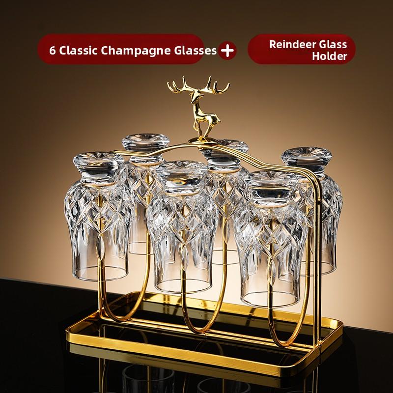Crystal Glass Whiskey Tasting Cup Set Professional Malt Whiskey Snifter Cup with Coaster Japanese Style Retro Whiskey Glass Set