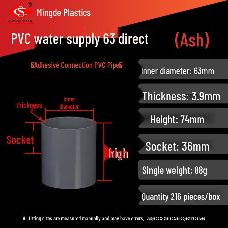 ПВХ Двусторонний Прямой Хомут для Фитингов Водоснабжения