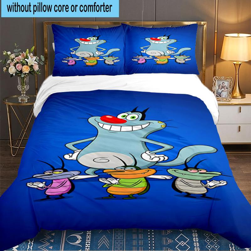 3PCS Cockroaches Bedding Set,Including 1pc Duvet Cover And 2pcs Pillowcases Perfect for Bedroom, Dormitory, Large size Fan Christmas gift