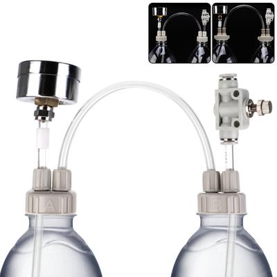 Система генератора CO2, комплект CO2-клапана, диффузор, самодельный CO2 с устройством для подачи воздуха под давлением для аквариума, водорослей