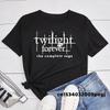 Twilight Forever The Complete Saga T Shirts Women Summer Movies Kristen Stewart Robert Pattinson Tee Shirt Short Sleeve Unisex