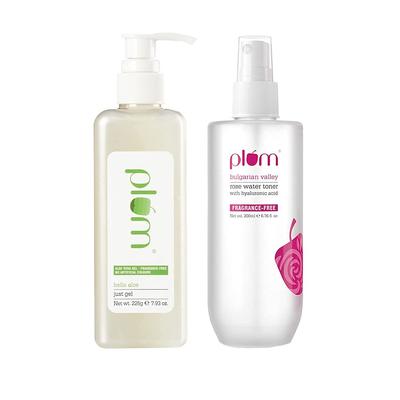 Ultra-Hydration Skin Duo — тоник с розовой водой 200 мл и гель Hello Aloe Just 225 г