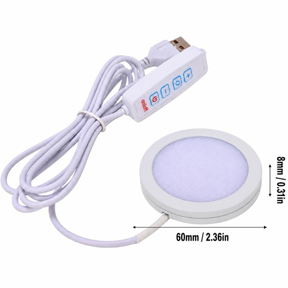 3W Mini Spotlight Aluminum Alloy Display Case Lamp Versatile USB Puck Light  Campus Desk Lighting