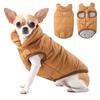 Теплая одежда для собак средних и маленьких собак, кошек, ветрозащитная, водонепроницаемая, с D-образным кольцом, куртка для щенков, французского бульдога, шнауцера, флисовое пальто для домашних животных