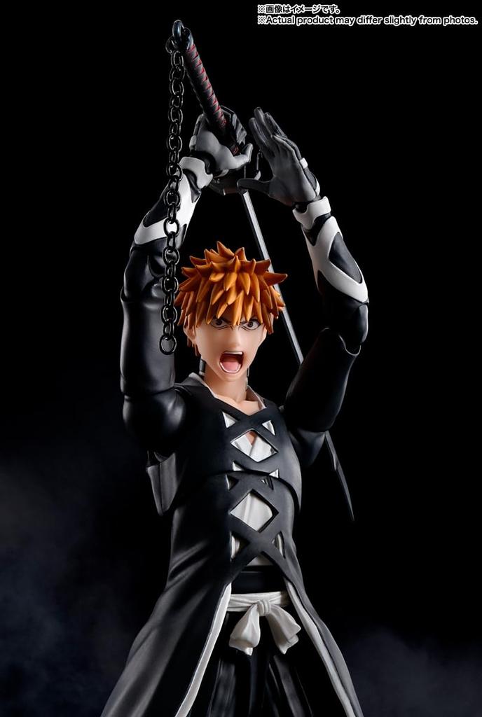 TAMASHII NATIONS BLEACH Тысячелетняя кровавая война Ичиго Куросаки Приблизительно 155 мм окрашенная подвижная фигурка SHFiguarts -Bankai/Tenchain Zangetsu-
