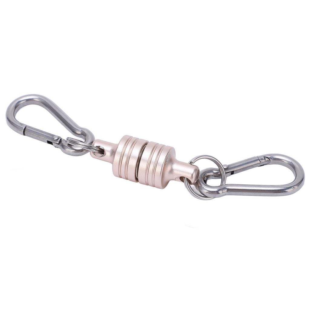 MagConnect 2KG Магнитный отсоединяемый разъемный брелок Надежное крепление ключей к сумке Легкий доступ к ключам Серебристый