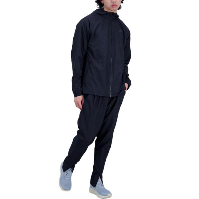 New Balance Куртки Мужские Черные С капюшоном Умеренные Другое AMJ31044-BK