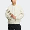 adidas St Cord Вельветовая спортивная куртка с вышитым логотипом на молнии, мужская верхняя одежда, белая HR4446