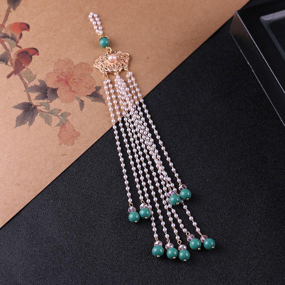 Бабочка Жемчуг Модные Украшения Китайский Стиль Брошь Женщины Ханьфу Орнамент Чеонгсам Аксессуар