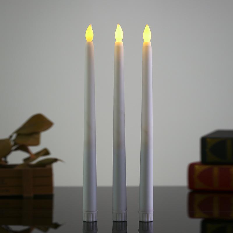 Charm LED Long Pole Electronic Candle Light Party Flameless Candle Lamp Restaurant Birthday Decoration Supplies Candles Lights Atmosphere For Wedding