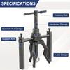 Car Bearing Puller Disassembly 3 Jaws Puller Car Repair Disassembly Tool Labor-saving Separation Bearing Remover Tools