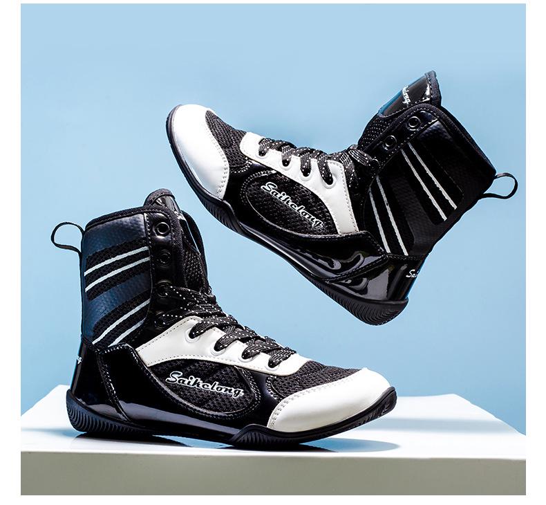 Мужские и детские борцовки и боксерки с высоким верхом для тренировок в зале