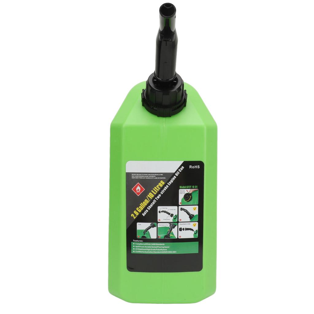 10 л Бак для хранения мазута Статический Бесплатный Ударопрочный Автоматическое отключение Безопасный Портативный Бензобак для Автодома Кемпера Внедорожника Скоростного катера