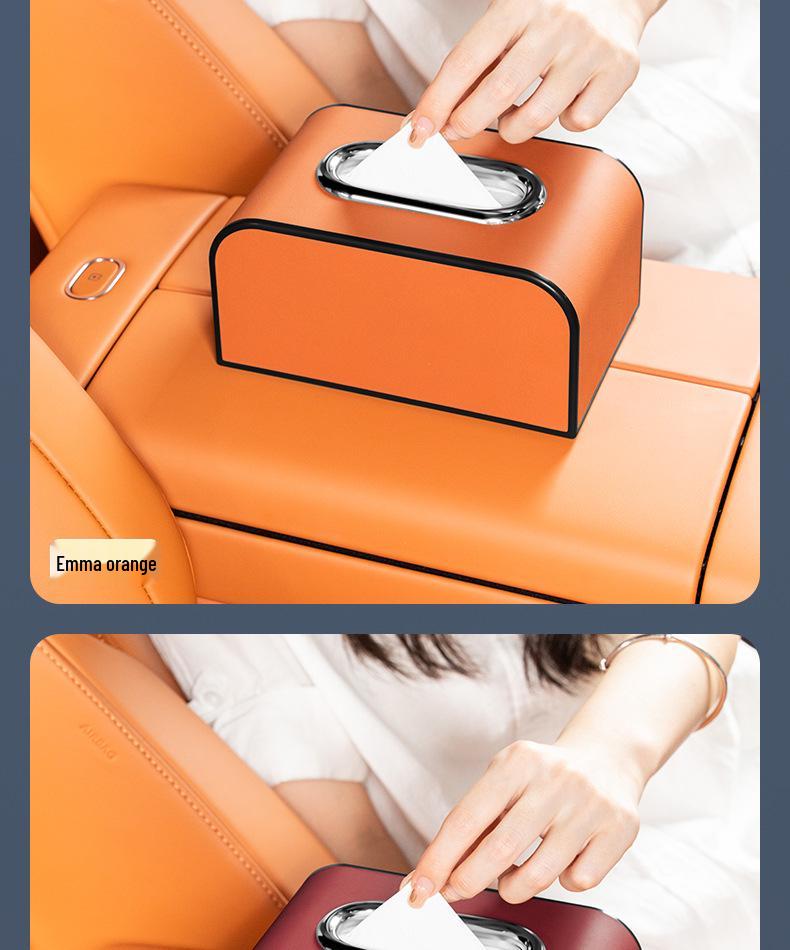 Tesla Model Tissue Box for Armrest or Seat Back