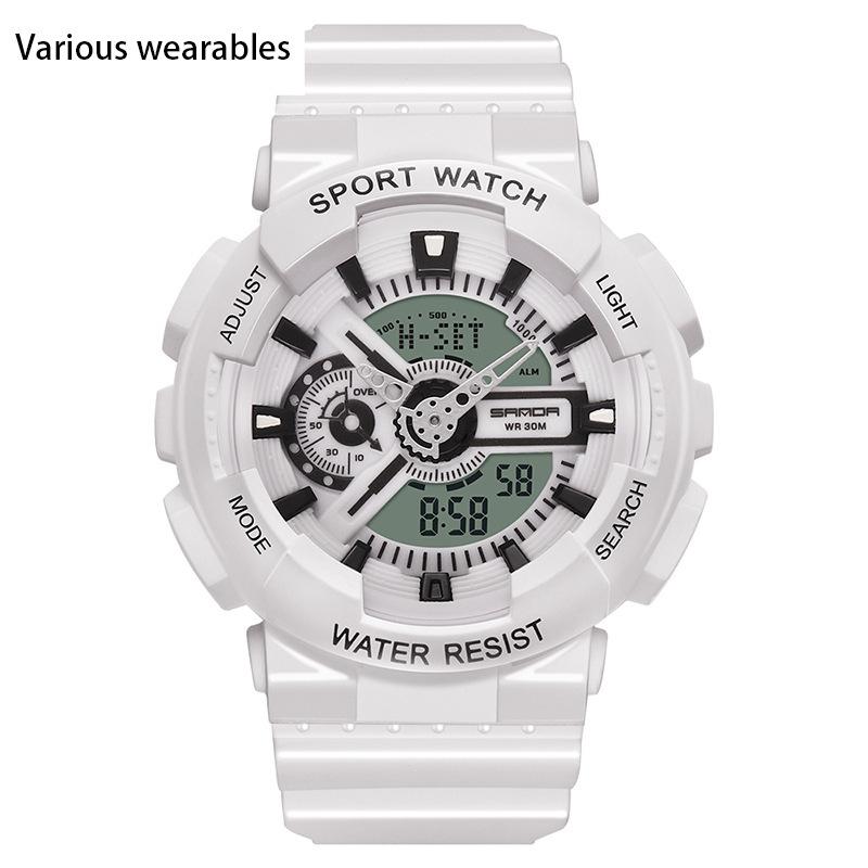 Корейская мода тренд микро бизнес светящиеся электронные спортивные модные студенческие корейские конфеты детские парные часы