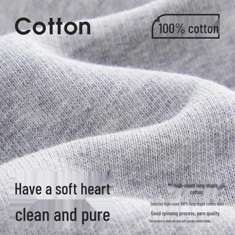 NVG·YOUNG Women's Pure Cotton Casual Drop-Shoulder Sweatshirt