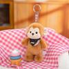 Super Soft Plush Keychain Toys Furry Stuffed Doll Keyring Plush Animal Pendant  Car Hanging Toys