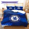 Chelsea F Pattern Bedding,Quilt Set Quilt Cover Pillowcase Home Birthday Gift(1 * duvet cover + 2 * pillowcase, without core)