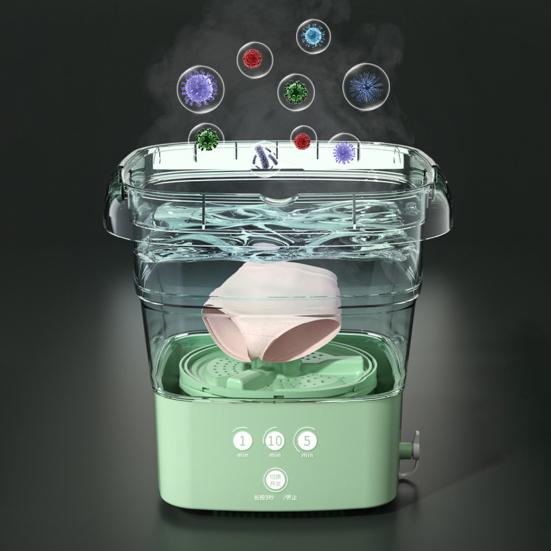 Трудосберегающая портативная многофункциональная стиральная машина с двигателем, сильная стирка