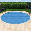 Солнечное покрытие для бассейна Многоразовое Защита для наземного бассейна Круглые защитные чехлы Пленка с пузырьками ПЭ Термоодеяло
