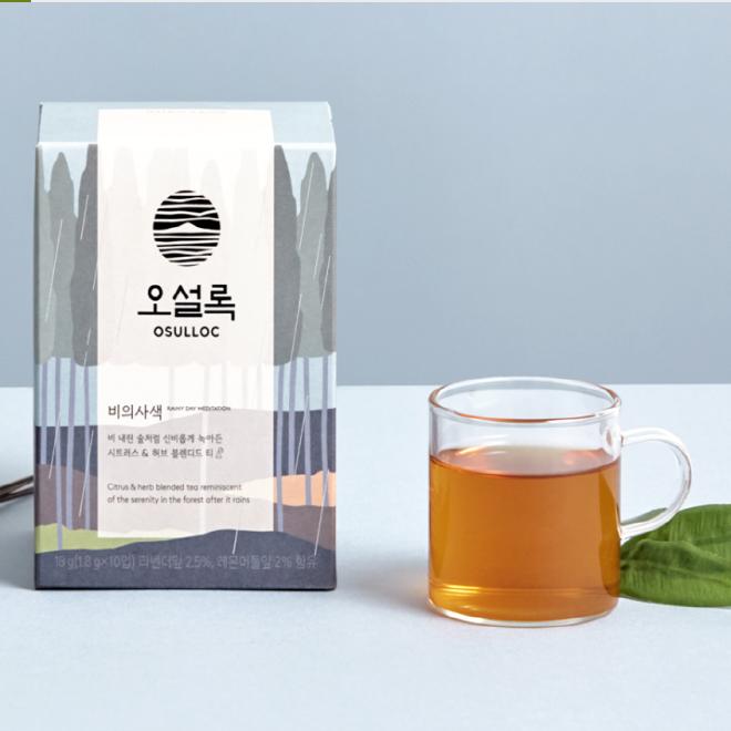 Традиционный корейский чай, Osulloc Citrus & Herb Blend (Чайный пакетик пирамидки) 10 шт.