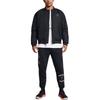 Under Armour Project Rock Woven Training Zip Jacket Men Jackets Black 1387085-001