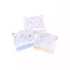 Newborn Single-Layer Cotton Baby Hat for 0-3 Months, Fontanelle Protection