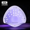48W Professional LED UV Nail Lamp - 48W Fast-Drying for All Gel Types, Salon-Grade Nail Art Tools for Fingernails & Toenails