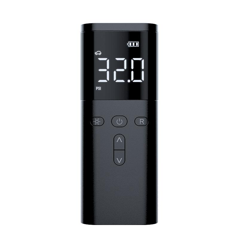 1 комплект автомобильного инфляционного насоса, беспроводной цифровой дисплей, точное обнаружение, предустановленное давление в шинах, низкий уровень шума, накачивание шин