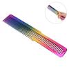 Professional Electroplate Hair Cutting Comb Hairdressing Styling Comb for Barber Shops