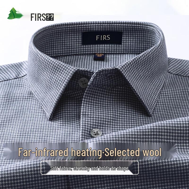 Мужская термофутболка с длинным рукавом FIRS, смесовая шерсть, начес