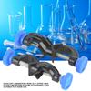 2 Pcs Aluminum   Clamp,   Stand Clamp Holder with Screw for Fixing, for  oratory and Home Use