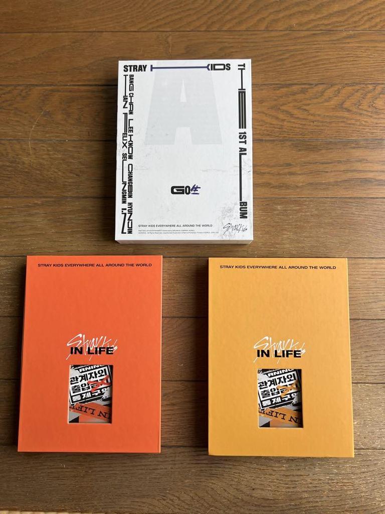 [USED] Stray Kids GO Raw Album Photo Book Set of 3