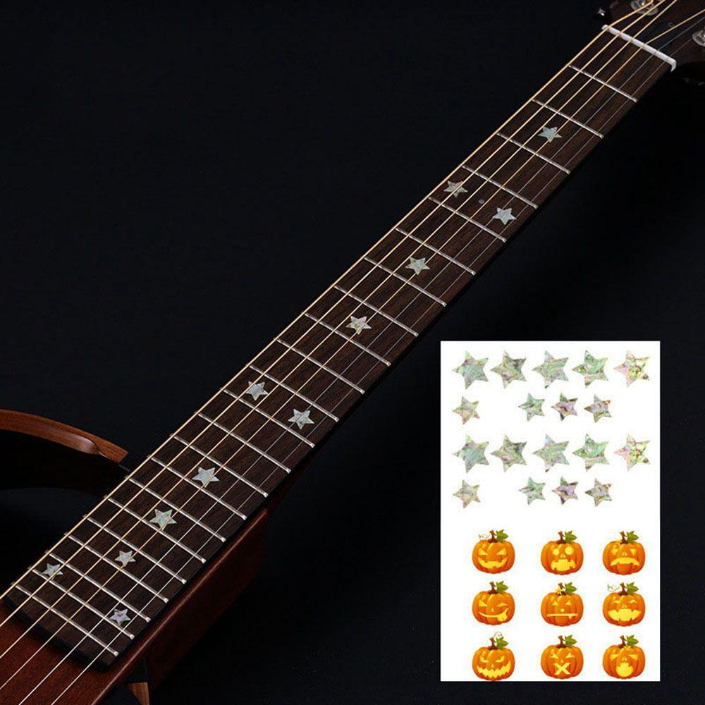 Decorations Ultra Thin Stickers Guitarra Accessories Fretboard Sticker Cross Inlay Decals