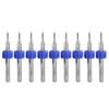 PCB Drill Bits Supplies Trimming Wood Workshop 10pcs Acrylic Aluminium Carbide