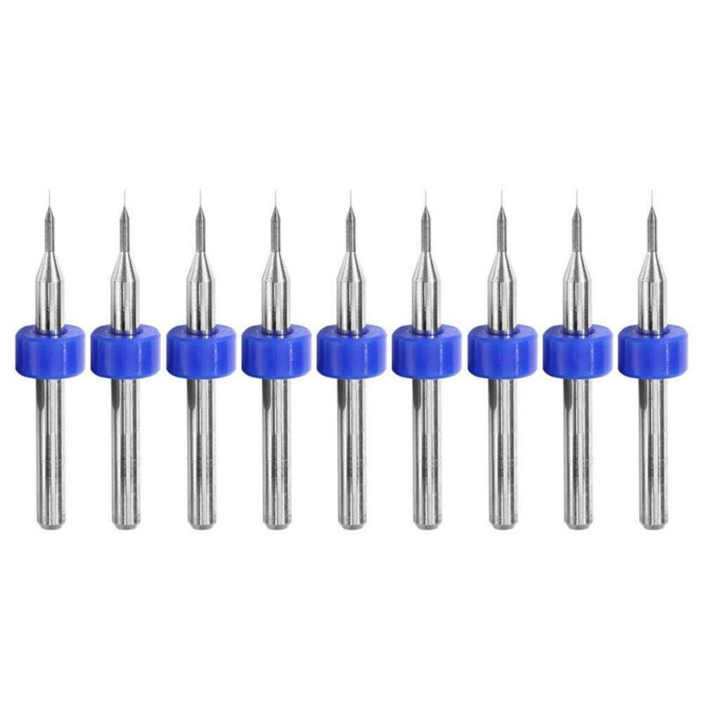 PCB Drill Bits Supplies Trimming Wood Workshop 10pcs Acrylic Aluminium Carbide
