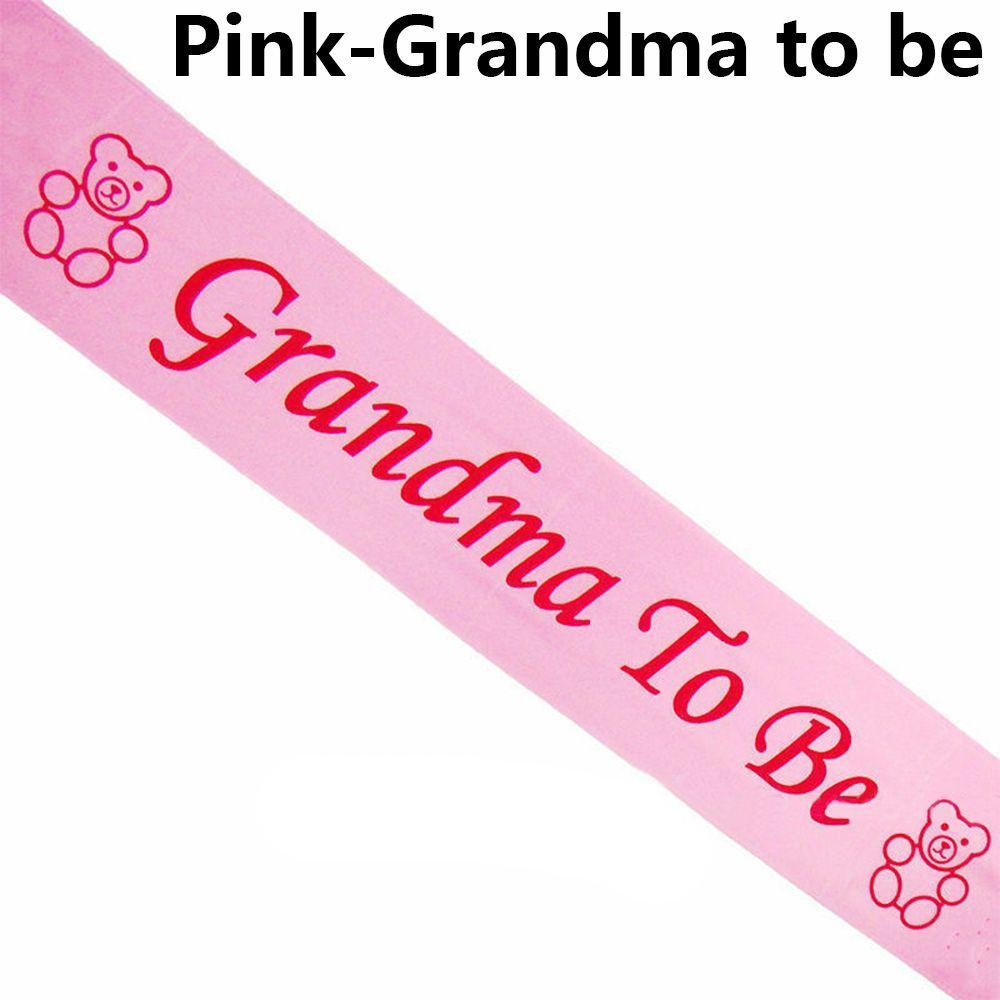 Fashion Mommy To Be Newborn Party Decoration Mom Favor Gift Footprint Sash Boy Girl