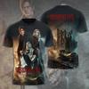Новая футболка с 3D-принтом Resident Evil для мужчин и женщин, модные летние повседневные винтажные топы с коротким рукавом, детская одежда