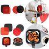 Silicone Air Fryer Mat Non Stick Baking Mat Pastry Tools Oil Mat Cake Grill Kitchen Accessories Pressure Cooker Cookware Set Pot