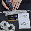 Hip Hop 3mm Moissanite Tennis Bracelet 925 Sterling Silver Bangle Jewelry Unisex Gift With GRA Certificate