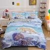 Polar Bear Duvet Cover Set King Queen Full Size Polyester Comforter Cover For Kids Boys Girls Wild Animals Pattern Bedding Set