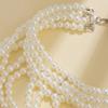 Imitation Pearl Shoulder Chain Necklace Pearl Tassel Body Chain Jewelry  Women Jewelry