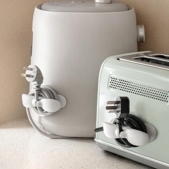 Органайзер для шнура кухонной техники, клейкая лента, держатель для намотки шнура мелкой бытовой техники, наклейка