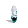Adidas Forum Mid White Teal Men Sneakers Cloud-White Gold-Metallic Gum H00749