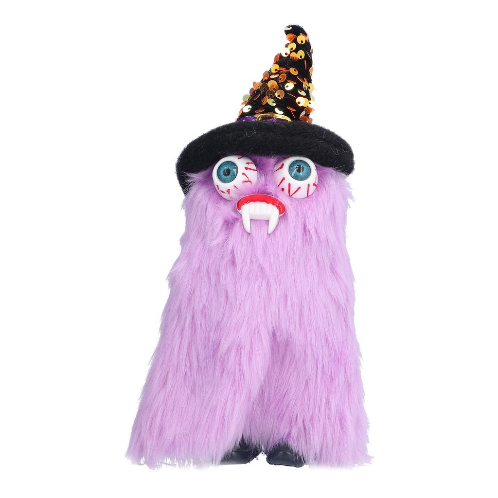Куклы на Хэллоуин, украшение на Хэллоуин, плюшевый гном с ведьминой шляпой и зубом вампира для декора на Хэллоуин