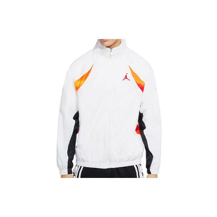 Jordan Куртки AJ11 Мужские Белые С воротником-стойкой Умеренные Другие CW0864-100
