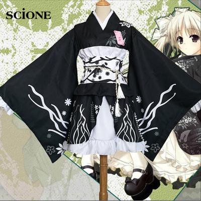 Аниме Косплей Костюм Игра Yosuga No Sora Летний Фестиваль Кимоно Юката Лоли Милый Косплей Костюм