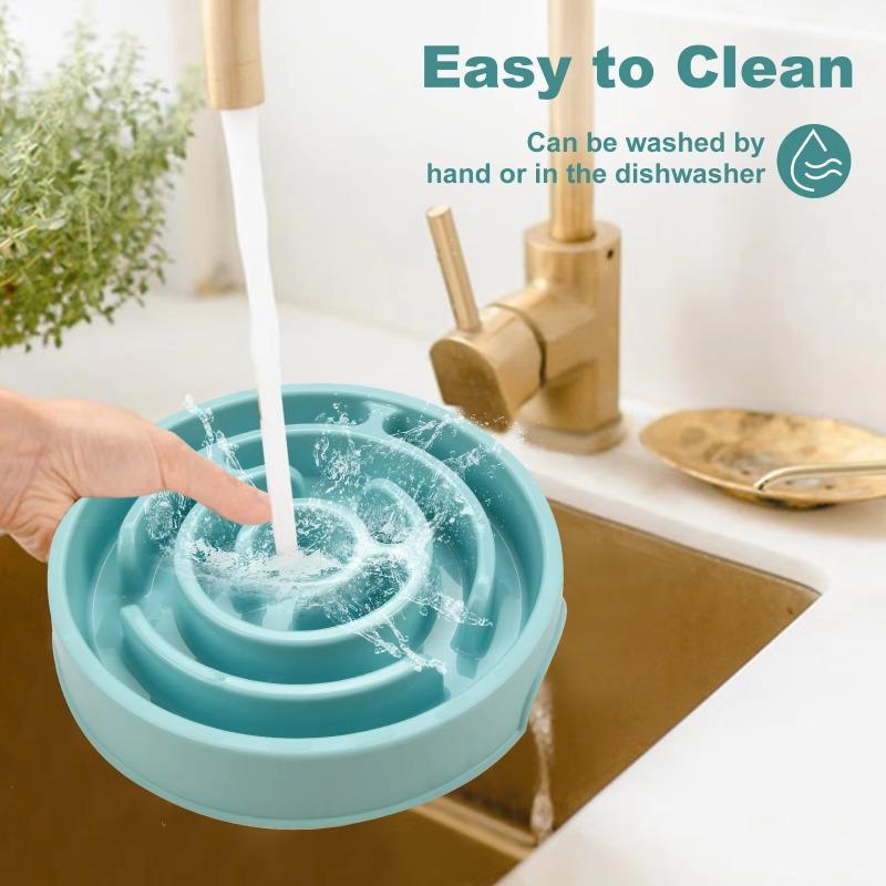 1PC Pet Cat Cat Dog Slow Food Bowl Non-Slip Slow Food Feeding Dog Food Bowl Pet Supplies